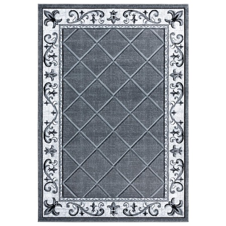 United Weavers Of America 2 ft. 7 in. x 4 ft. 2 in. Bristol Altamont Gray Rectangle Rug 2050 10972 35C